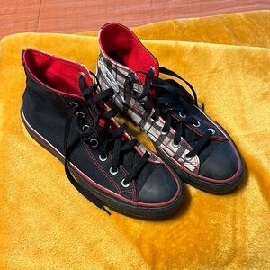 Custom platform converse high tops